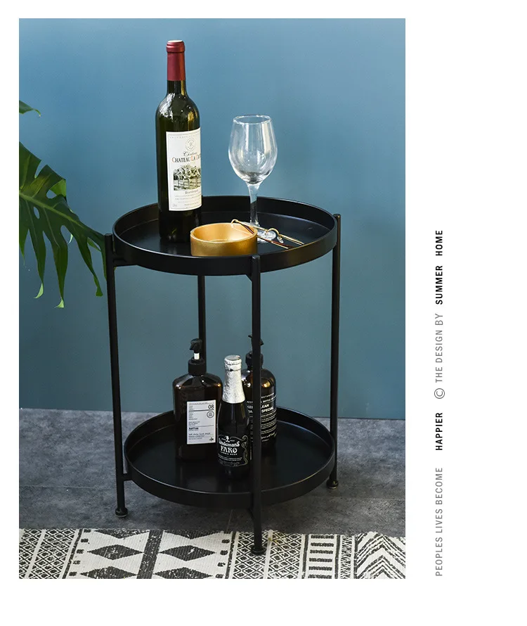 Скандинавские короткие Железные Столы для гостиной журнальные столики мебель угловые шкафы для гостиной современные чайные журнальные столики
