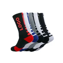 OEM Wholesale Men Running Sport Socks, Cycle Athletic Custom Logo Basketball Socks