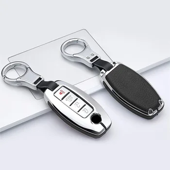

Shell Car Key case Keychain Anti scratch Wear-resistant Metal Leather Remote