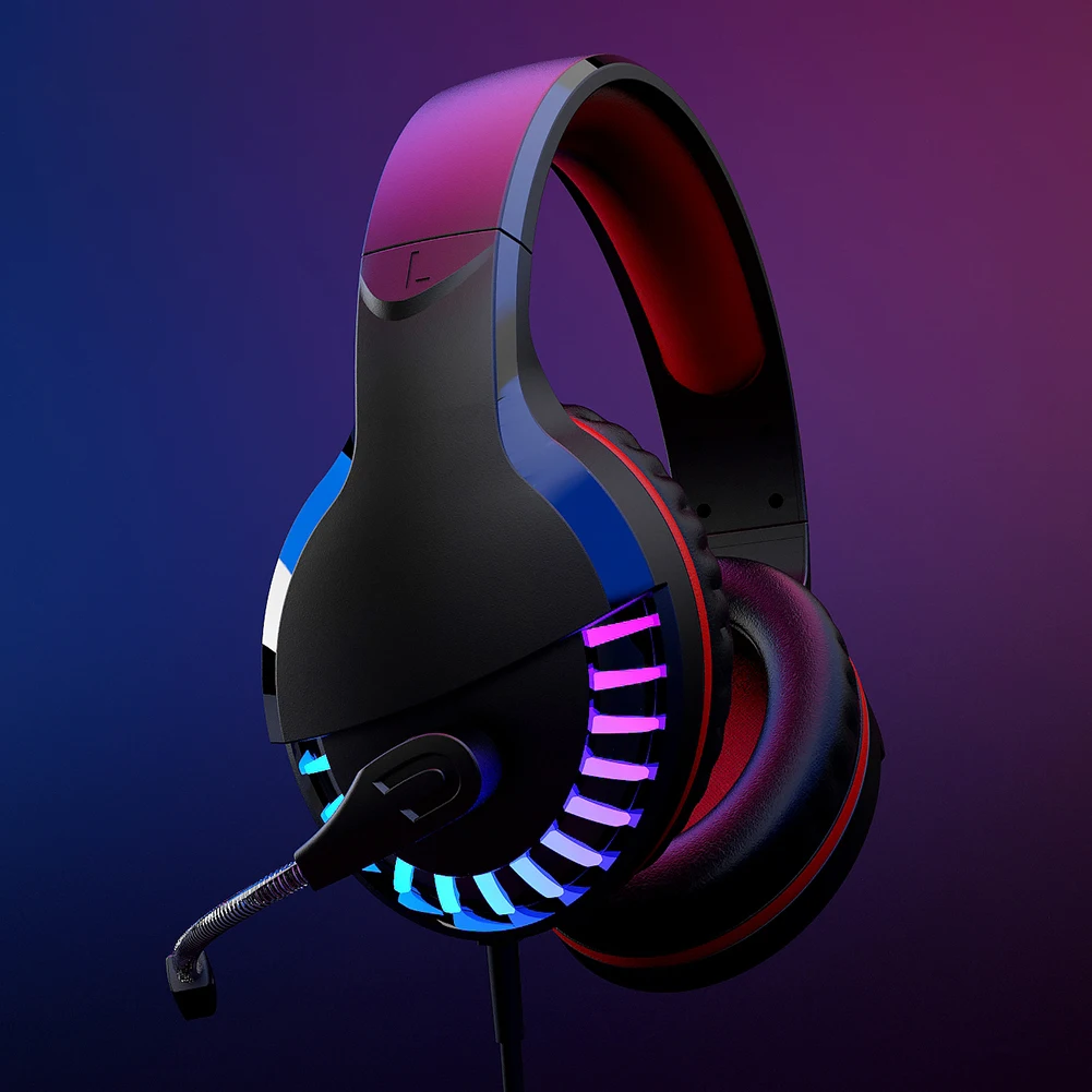 3 5mm Wired LED Gaming Headphone Over Ear Earphone Headset for Computer PS4 Desktop Laptop Classic Supplies Accessaries