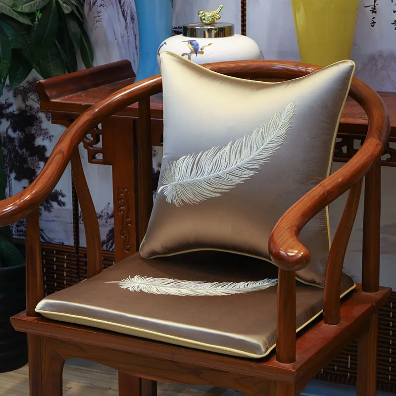 DUNXDECO наволочка, декоративная наволочка, современный роскошный чехол с перьями, романтическая вышивка, диванное кресло, постельные принадлежности, украшение Coussin