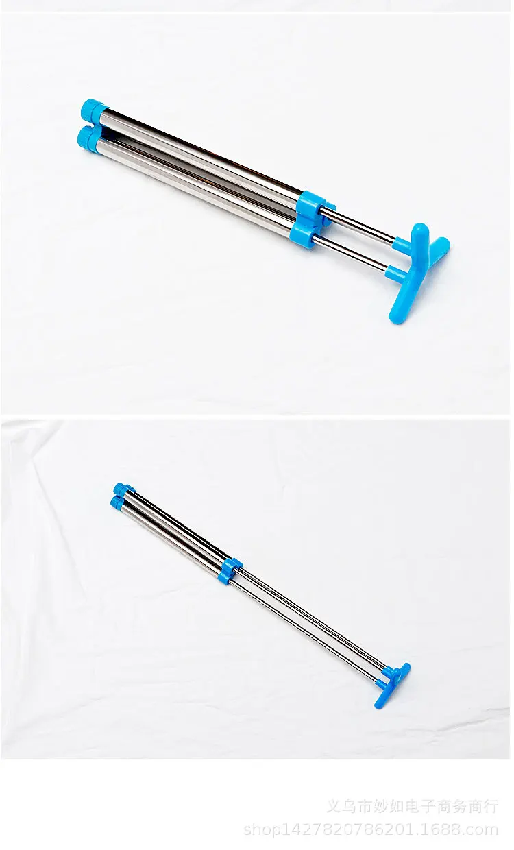 Three Tube Stainless Steel Pull-out Water Gun Ultra Large Water Gun Rafting Water Gun Beach Water Toys Water-Absorbing Gun Bared