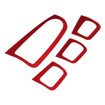 

Car Window Glass Lift Switch Button Panel Frame Cover Trim Car Interior Accessories for Mercedes Benz C GLC Class 2016+