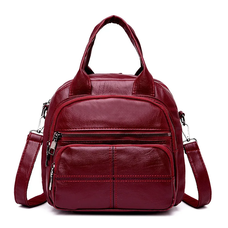 

2019 New JIULIN Leisure high-quality Korean Version Multifunctional Fashion Triple-Purpose Mommy Backpack lady bag