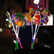 Светодиодный детский ветряная мельница, игрушечный поросенок, пингвин, лягушка, светодиодный ветряной Спиннер, ветряная мельница, принадлежности для сбора, детские игрушки