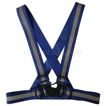 

Kids Adjustable Safety Security Visibility Reflective Vest Gear Stripes Jacket