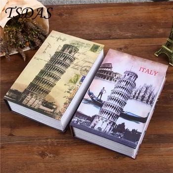 

Free Shipping 1PC Steel Simulation Secret Book Safe Money Box Case Money Jewelry Storage Box Security Password Lock