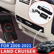 

2008-2021 Toyota Land Cruiser 200 LC200 Armrest Box Seat USB Charging Power Plug Converter 12V to 220V Modification Accessories