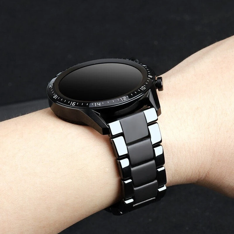 Ceramics Wrist Straps For Huawei Watch Gt 2 Pro/gt2 46mm 2e Smart Watch  Bands Luxury 22mm Replace Strap For Honor Magic Correa - Smart Accessories  - AliExpress