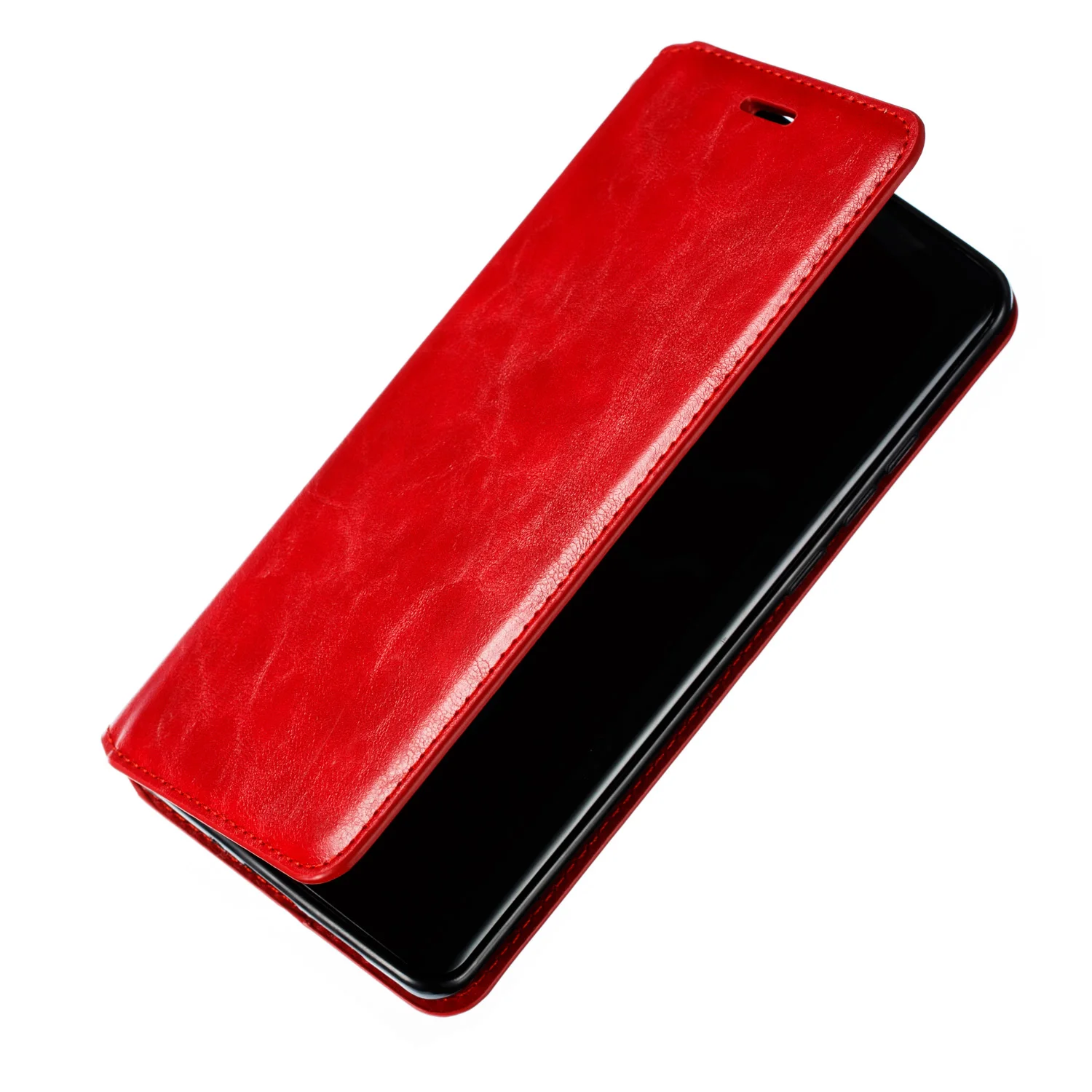 Чехол для huawei P30 Pro P20 Lite, роскошный Магнитный кожаный кошелек с подставкой, чехол для mate 10 lite 20 Y6 Y7 Honor V20 10 PSmart Funda - Цвет: Red