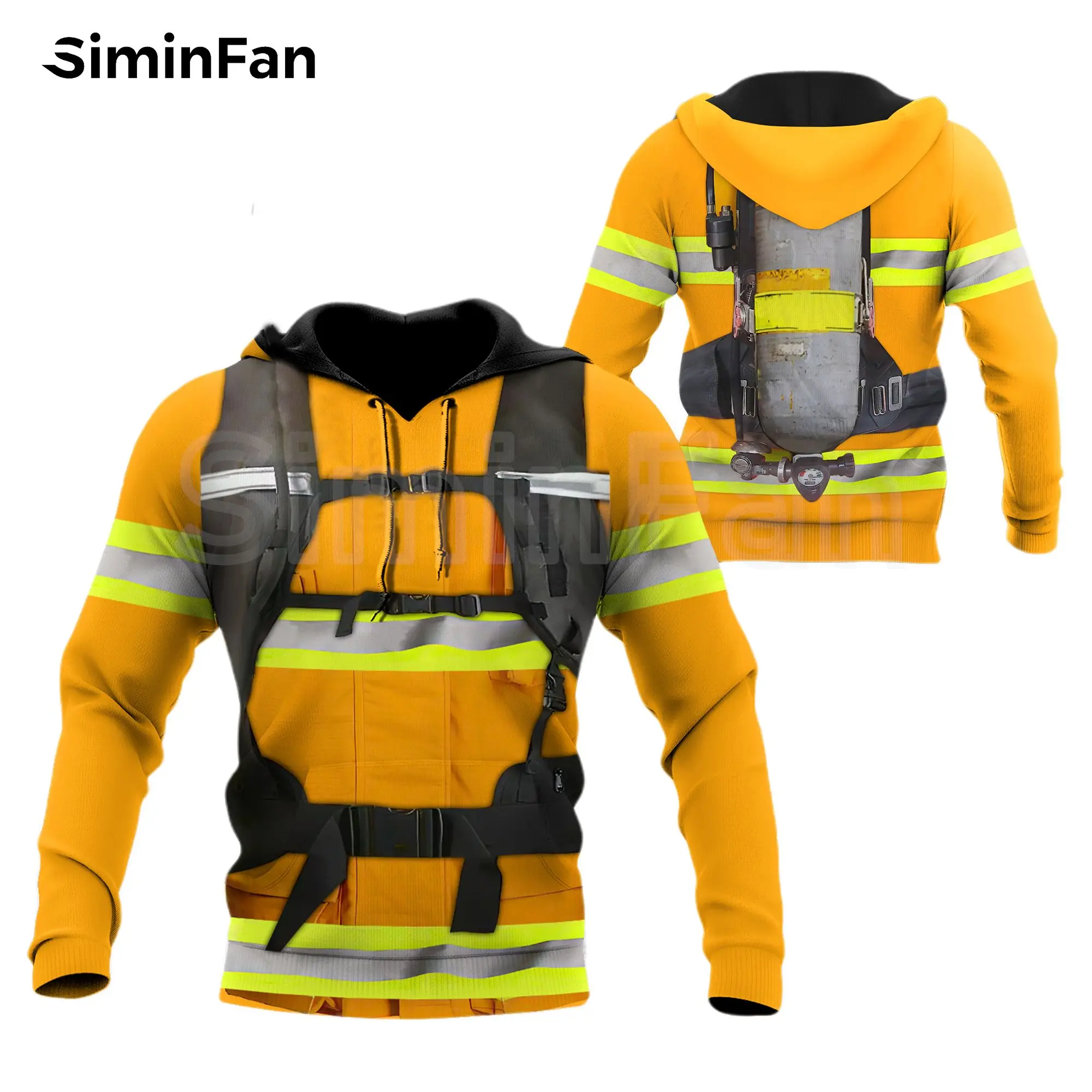 

Firefighter Fireman Cosplay Mens 3D Print Hoodies Unisex Casual Sweatshirts Harajuku Pullover Women Tracksuit Coat Jacket 06