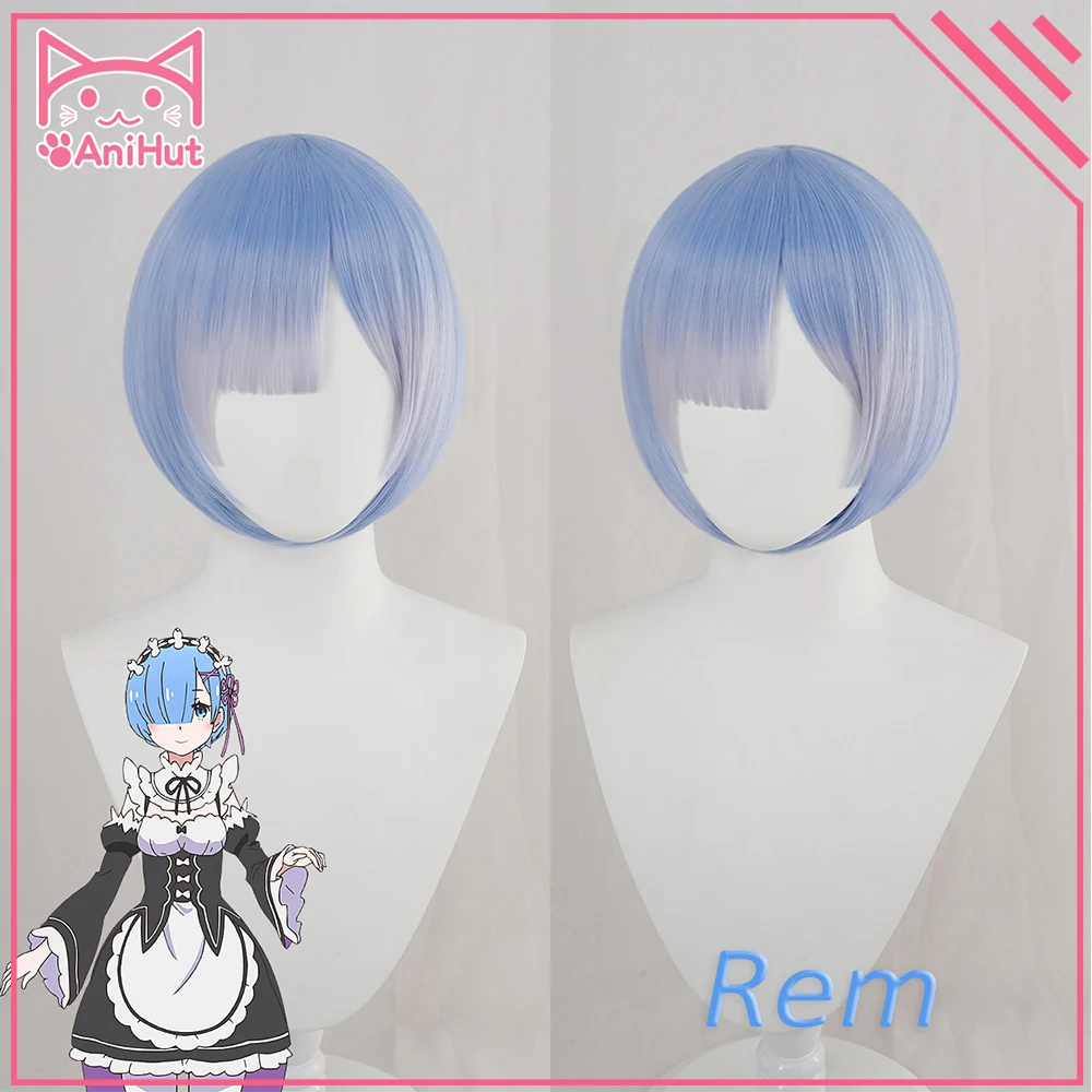 AniHut Rem Wig Anime Re Zero Starting Life In Another World Heat Resistant Synthetic Blue Cosplay Hair -Zentai shop online H4fd7281564744b0bbfb0e9e8da6fab55N.jpg