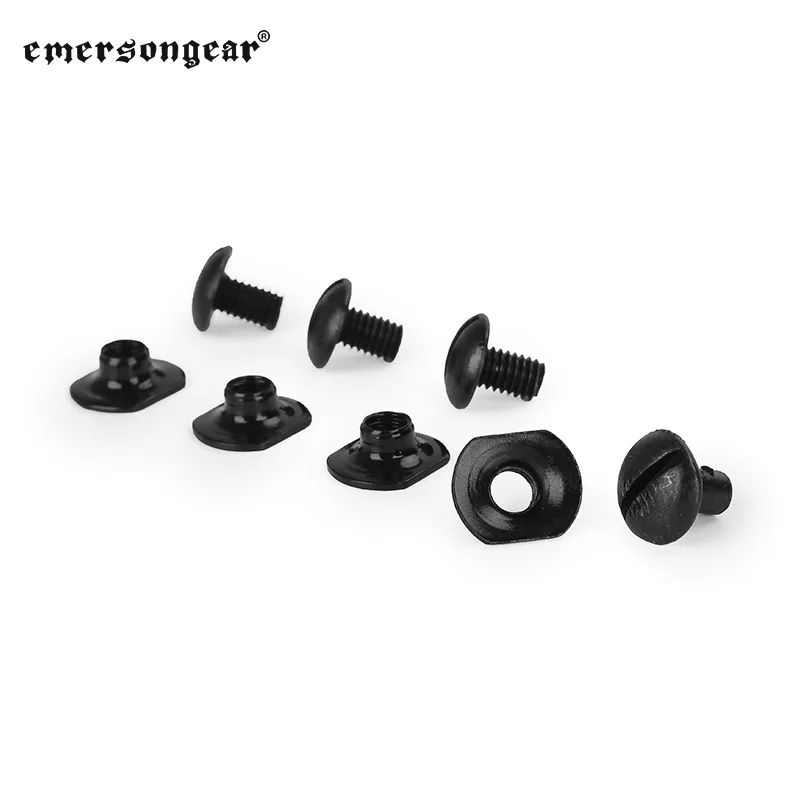 Emersongear Tactical Helmet Screw Set 4PCS Gear For FAST Helmet Shooting Paintball Airsoft Hiking Hunting Training Sport Cycling