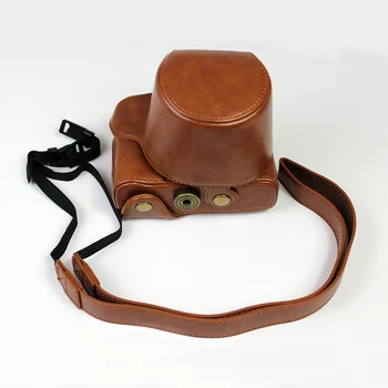 

camera bag PU Leather Case for Fujifilm Fuji X-A7 XA7 X-A5 X-A20 xa5 xa20 XA10 15-45mm Lens Cover With Shoulder Strap