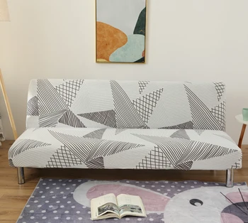 

White Double Sofa Living Room Sofa Couch Sofa Bed Without Armrests Great Flexibility Spandex Polyester 1/2/3/4 Seater 160-190cm