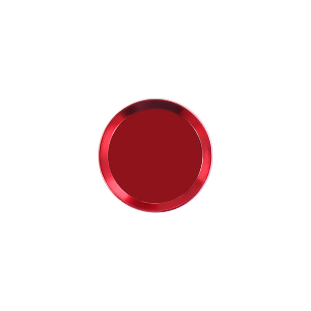 1 шт Цветной алюминиевый отпечаток пальца разблокировка сенсорная клавиша сенсорная ID Главная Кнопка Наклейка для iPhone 5S, SE 6 6s Plus 7 IPad Pro Air 2 - Цвет: all red