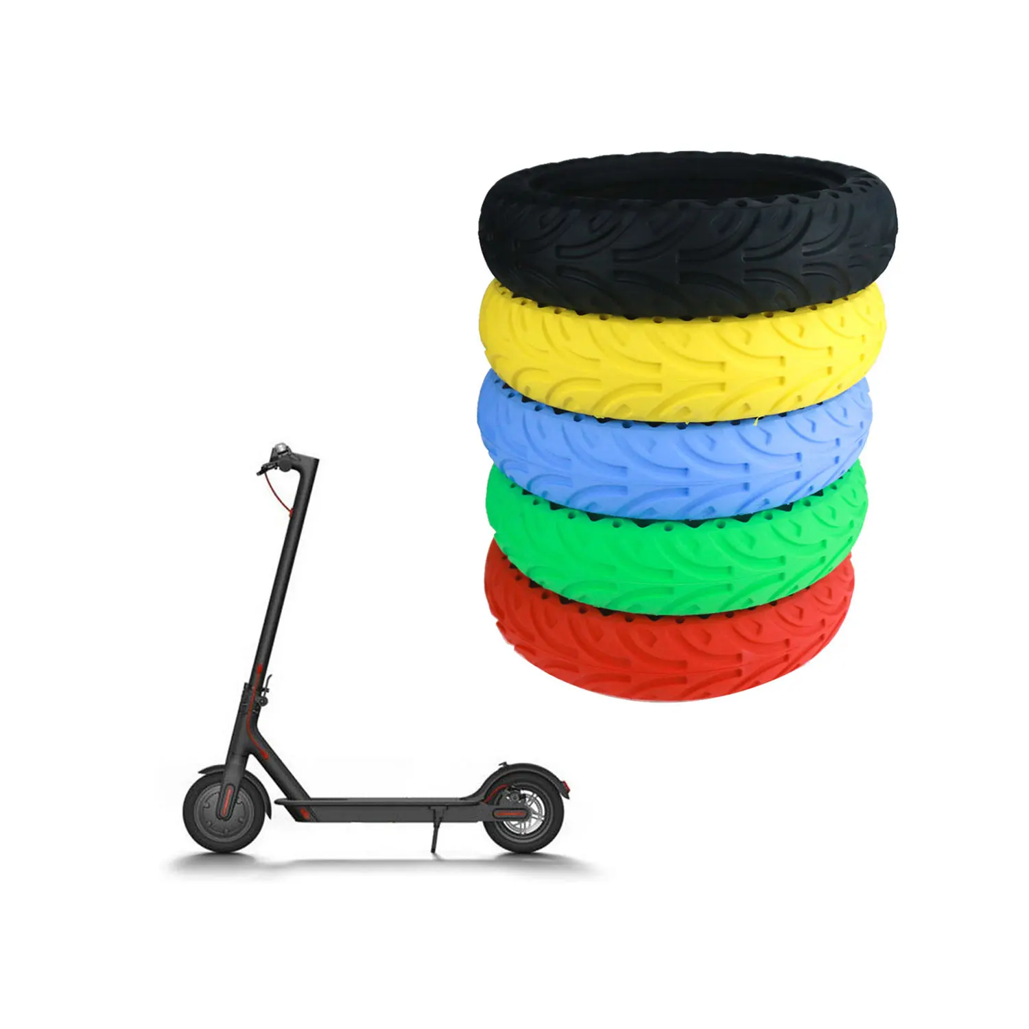 Xiaomi Electric Scooter Rear Wheel Assembly for PRO PRO 2 SOLID TYRE 