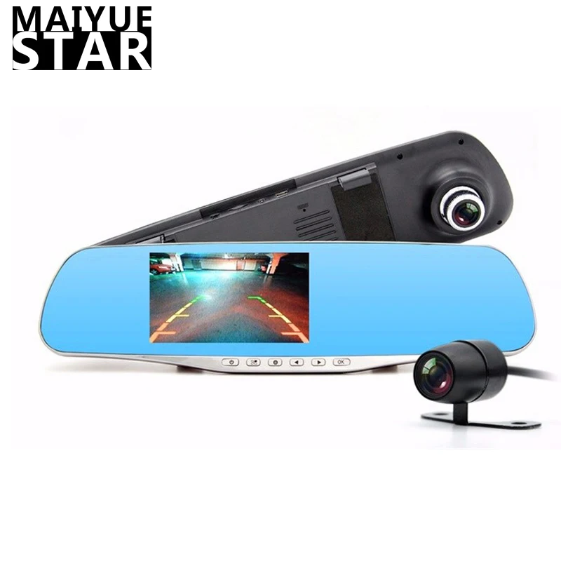 Камера видеорегистратор Mai Yue star 4 3 дюйма full HD1080p двойной