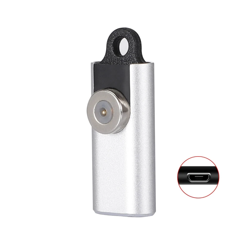 

2.4A Type-c MicroUSB 2 in 1 Magnetic Cord Support Fast Charge Elbow Converter 62KA