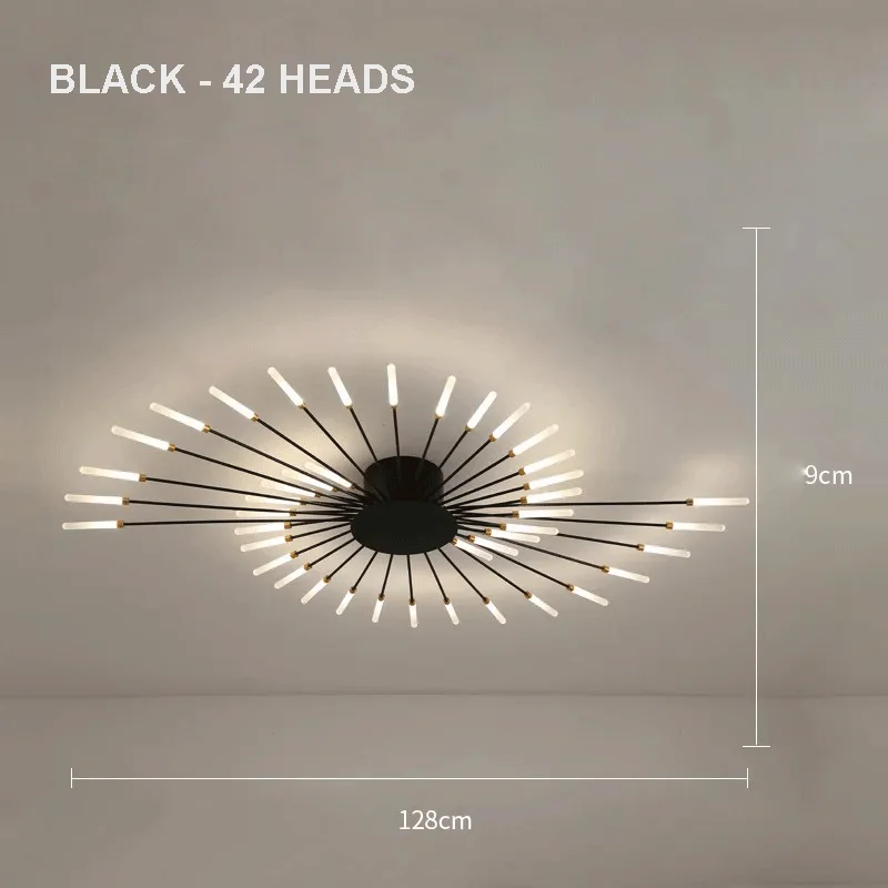 led behind tv Nordic Ceiling Lamp Modern Minimalist Creative LED Lighting Living Room Bedroom Dining Study Home Decor Starry Art Chandelier led lights behind tv