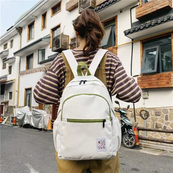 

2020 New Canvas Backpack School Bag Large Capacity Travel Backpack