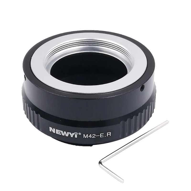 

ABKT-Newyi Lens Adapter Ring for M42-Eos R Adapter for M42 Mount Lens To Canon Eos R Rf Mount Camera