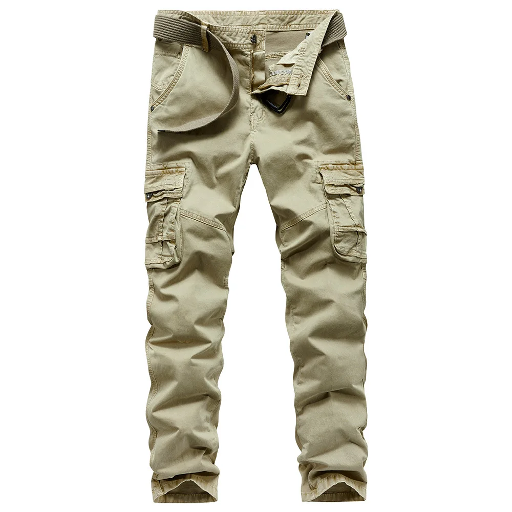 

Cotton Mens New 2021 Stretch Casual Pants European And American Foreign Trade Large Size Overalls Military Tough Guy Pants