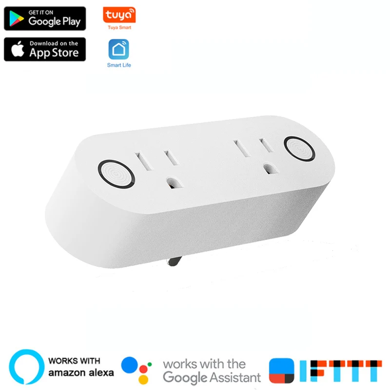 Умная Мини-розетка 2-в-1 с поддержкой Wi-Fi 16 А | Электроника