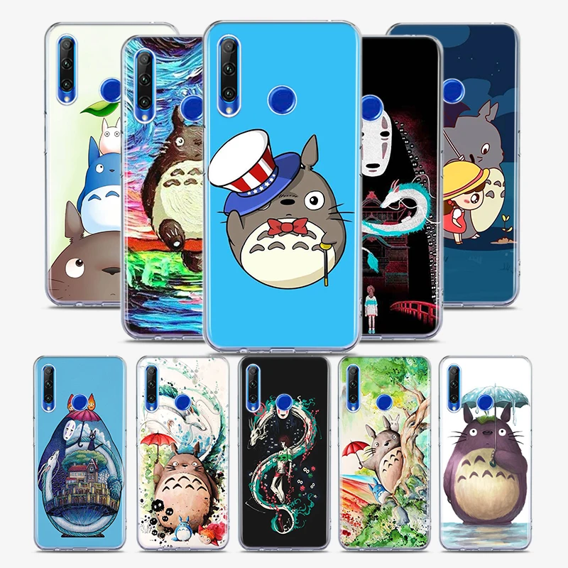 Тоторо Унесенные призраками Ghibli силиконовый чехол для Honor 30 30S 30i 9 10 9A 9C 9S 9N 10i 10X 9X