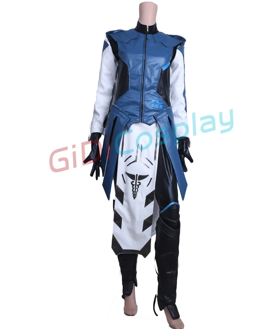 

Hot Game OW Cobalt Mercy Cosplay Costume Custom Made