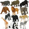 Hot Sale High Quality Puzzle Learning Toys - (12Pcs/Pack) Mini Simulated Animals Model Toy Figurine Animal Toy For Children Gift 1