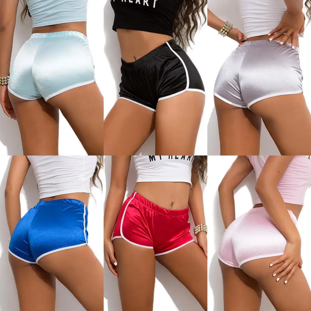 Pantalones cortos deportivos de verano para mujer, shorts sexys informales para mujer, shorts ajustados a rayas para fitness, para mujer a la - AliExpress