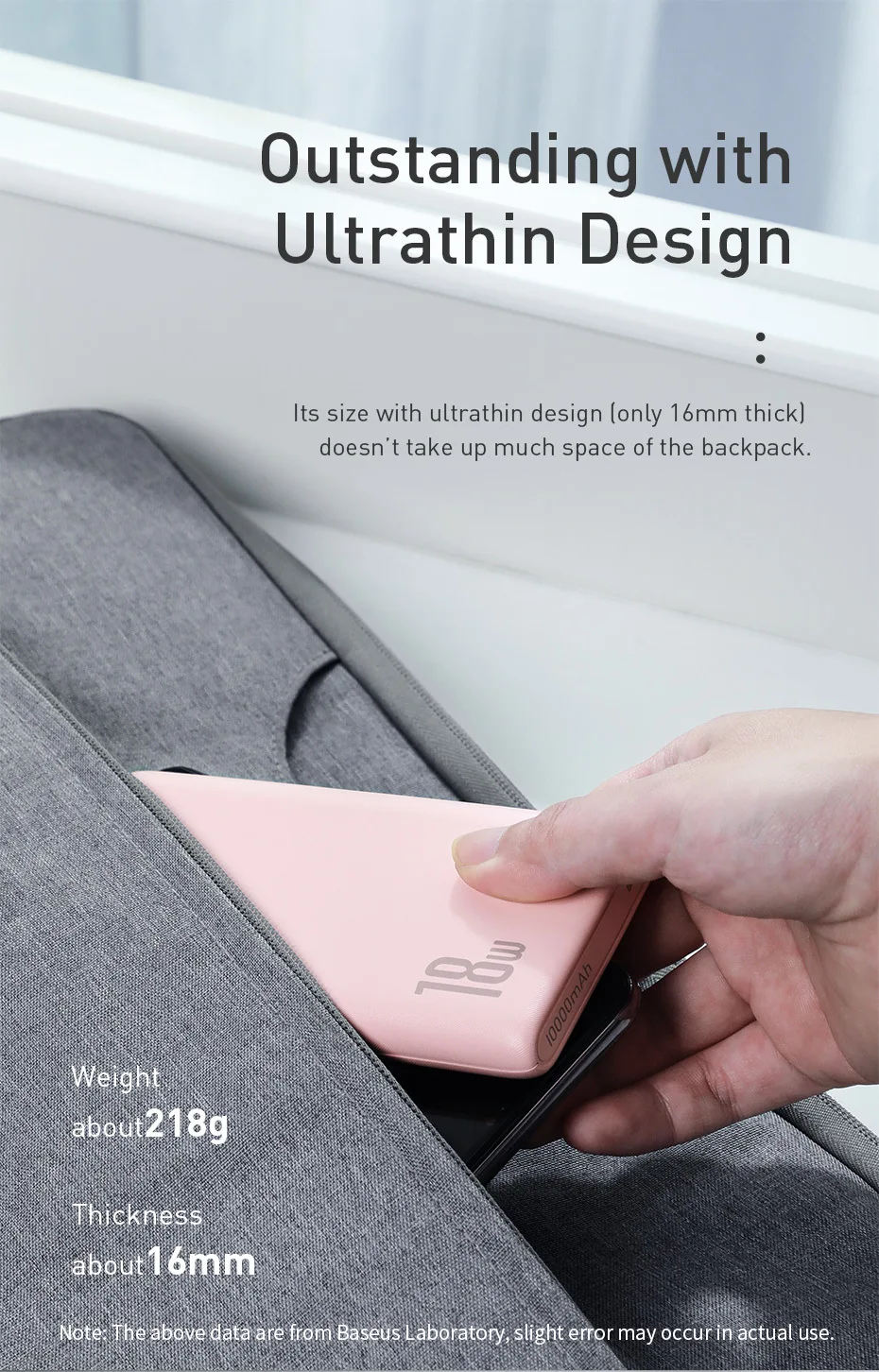 Baseus Quick Charge 3,0 10000mAh power Bank QC3.0 PD type C 10000 power bank портативное Внешнее зарядное устройство для Xiaomi iPhone