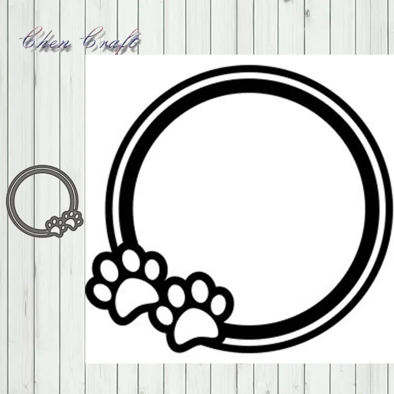 Металлические высекальные штампы круглые трафареты для сделай сам скрапбукинг