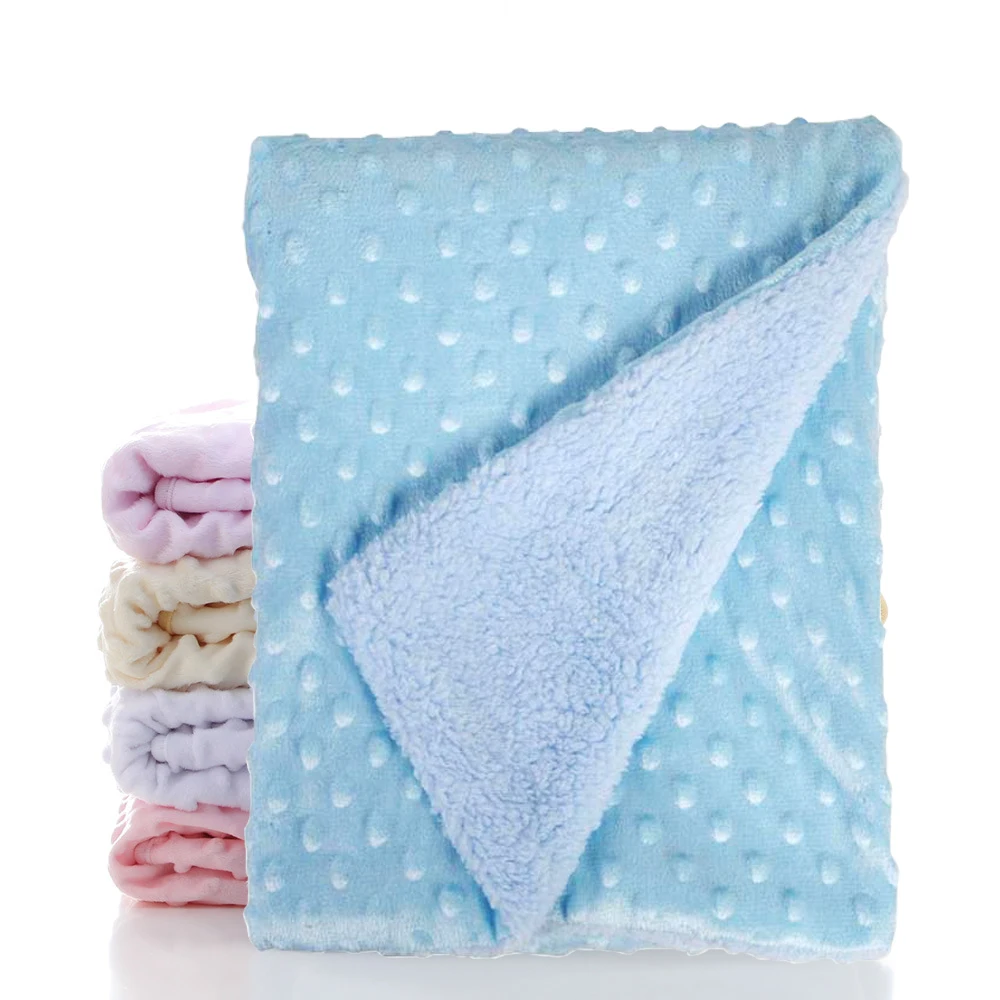 

Baby Blanket Knitted Newborn Blankets Soft Stroller Sleep Cover Cartoon Beanie Infant Bedding Swaddle Wrap Kids Bath Towel