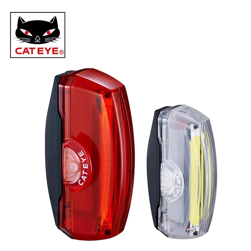 Cateye Bicycle Taillight Usbrechargeable Led Bike Tail Tube Rear Light