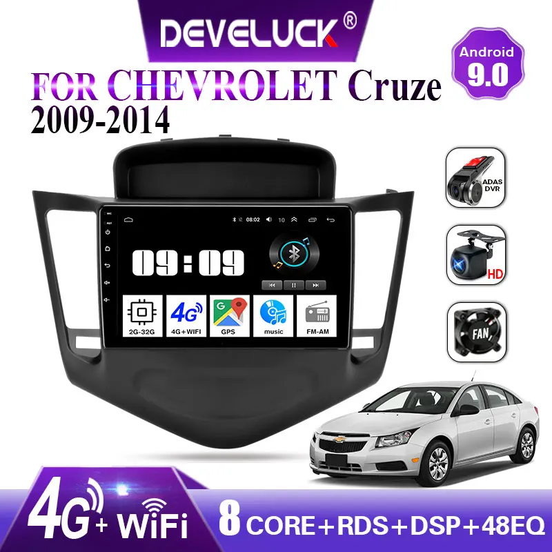 

Android 9.0 4G net WiFi Car Radio 2din stereo RDS 2.5D IPS screen Multimedia Player For Chevrolet Cruze 2008-2012 Navigation GPS