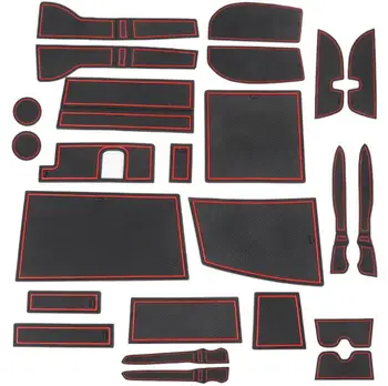 

Application only for Toyota 2017 - 2019 4runner interior door groove pad water cup anti-skid pad armchair storage groove pad