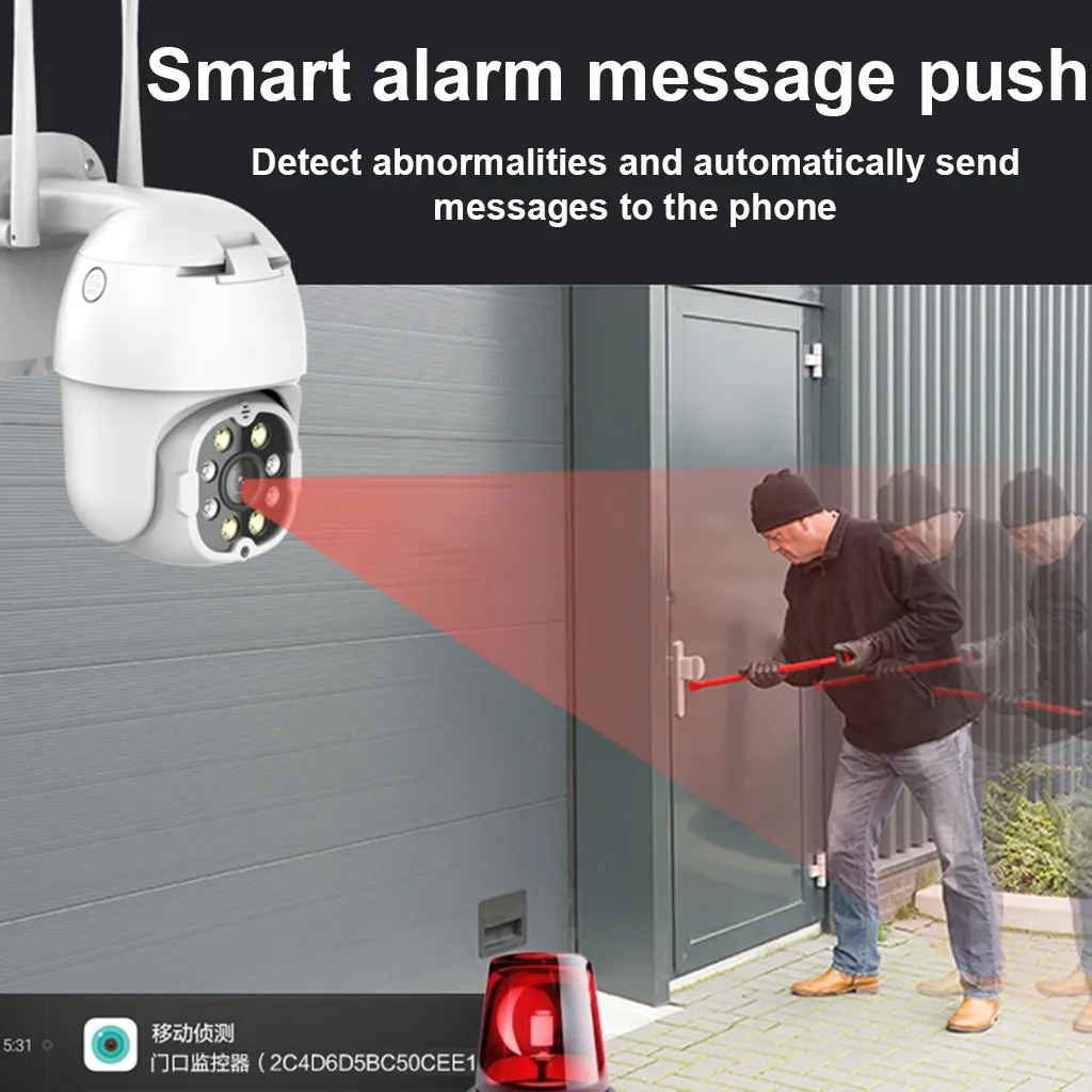 Открытый Беспроводной PTZ 2-полосная CCTV 1080P WI-FI купольная ip-камера безопасности Ночное видение Камера Smart 1080P безопасности Камера для Аксессуары для дома