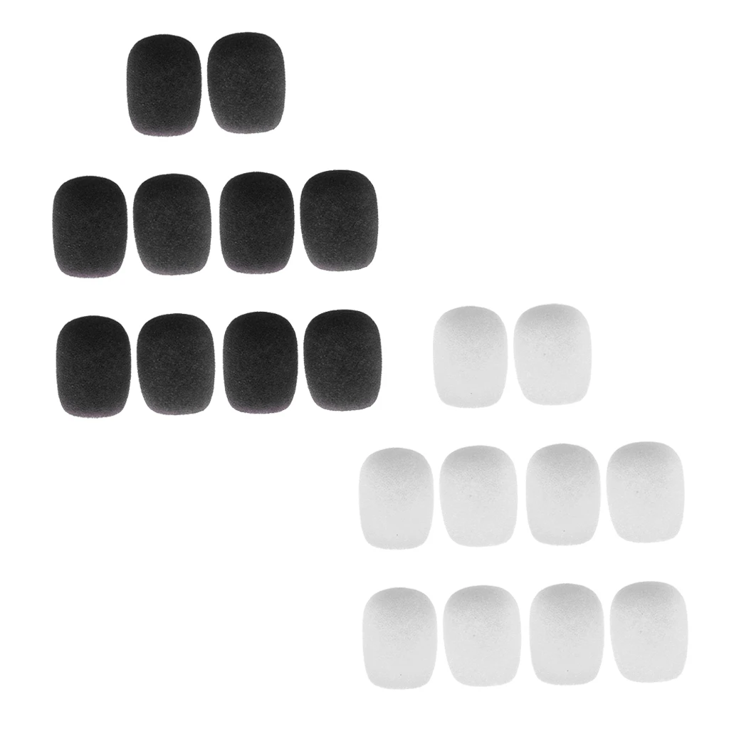 20pcs Microphone MIC Foam Covers Protector 28x22x8mm