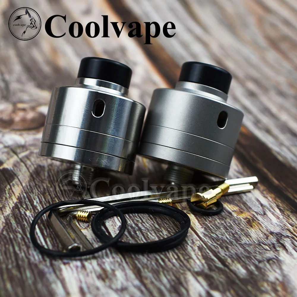 

coolvape HAKU VENNA V2 rda vape atomizer top fill 316 SS 22mm Tank e-cigarette Vaporizer fit 510 mech mods vs Goon V1.5 RDA