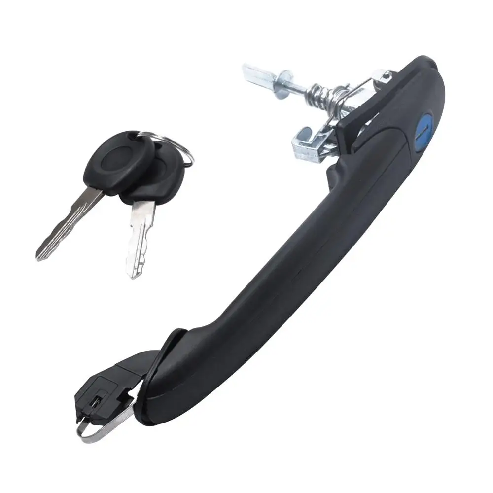 Передняя дверная ручка с замком для Ford для VW с 2 ключами 6N0837207C 6N0837207D MK4 6N1 94-99 Автомобильная дверная ручка