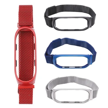 

Smart Watch Strap Metal Stainless Steel Strap for Xiaomi Mi Band 4 Wrist Strap for Xiaomi Miband 3 4 Bracelet for Mi Band 4