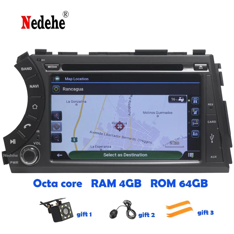 Автомобильный dvd-плеер 2Din Android 9 0 octa core 4G RAM 64G ROM GPS для Ssang yong Ssangyong Actyon Kyron радио