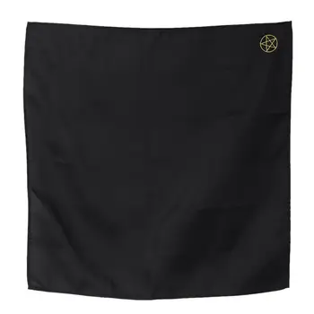 

60*60cm Polyester Tarot Tablecloth Board Game Pentacle Embroidery Tarot Cloth