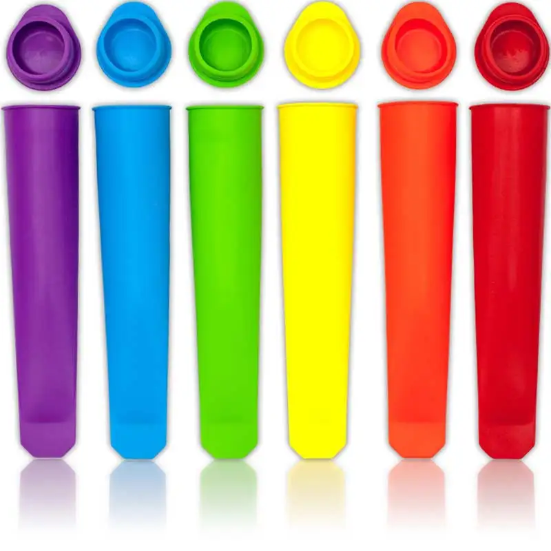 

Ice Cream Mold Push Up Ice Cube DIY Lolly Mould Silicone Ice Tray Pop Popsicle Frozen Maker Tools JS22