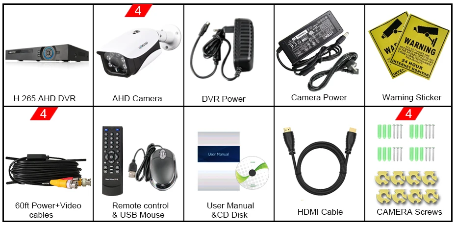 包装-DVR-4CH-室外