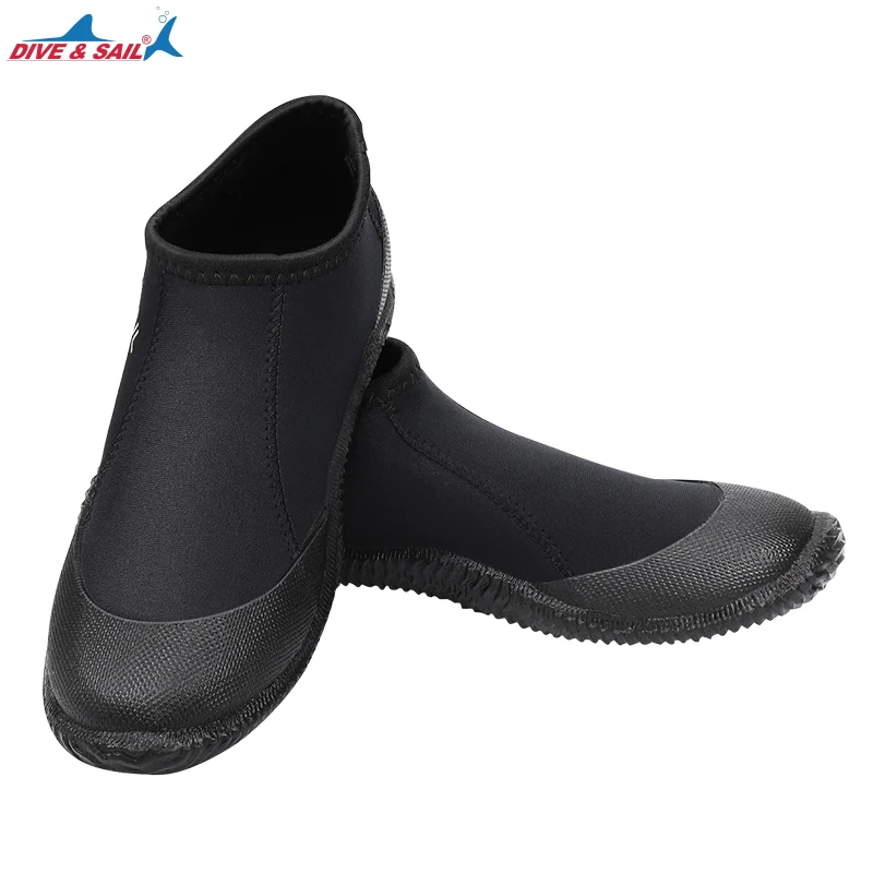 Dive Boots Neoprene Wetsuit Booties Scuba Diving Booties 3MM 5MM for Men Women Fin Booties Quick-Dry Anti-Slip Water Sports Boots for Surfing Fishing Kayaking 