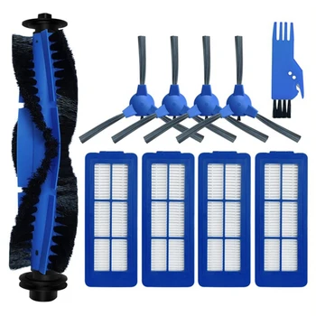 

10Pcs Suitable for Eufy Robovac Cleaning Robot Accessories 11S Max Roller Brush Side Brush Filter Cleaning Tool