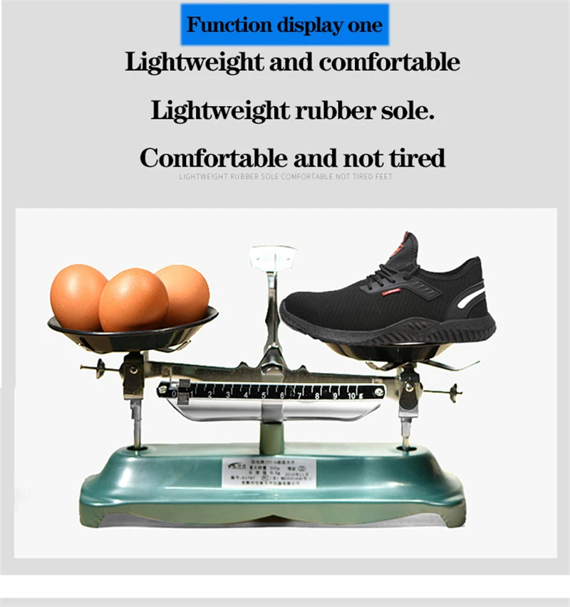 Мужская Рабочая обувь нерушимая дышащая с защитой от прокалывания со стальным